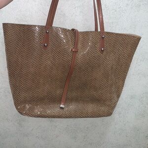 Sorial New York Rubina snake-embossed leather tote bag